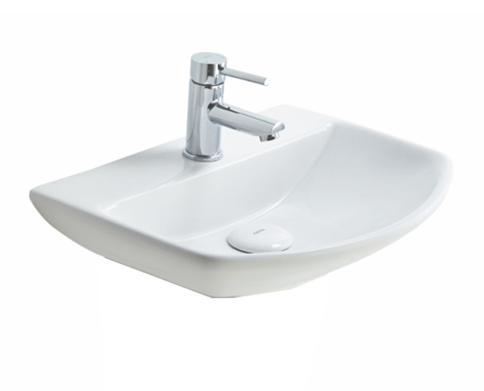 CERA Basin CANBERRA L WALL HUNG BASIN 550x410x150mm (S2040165SN)