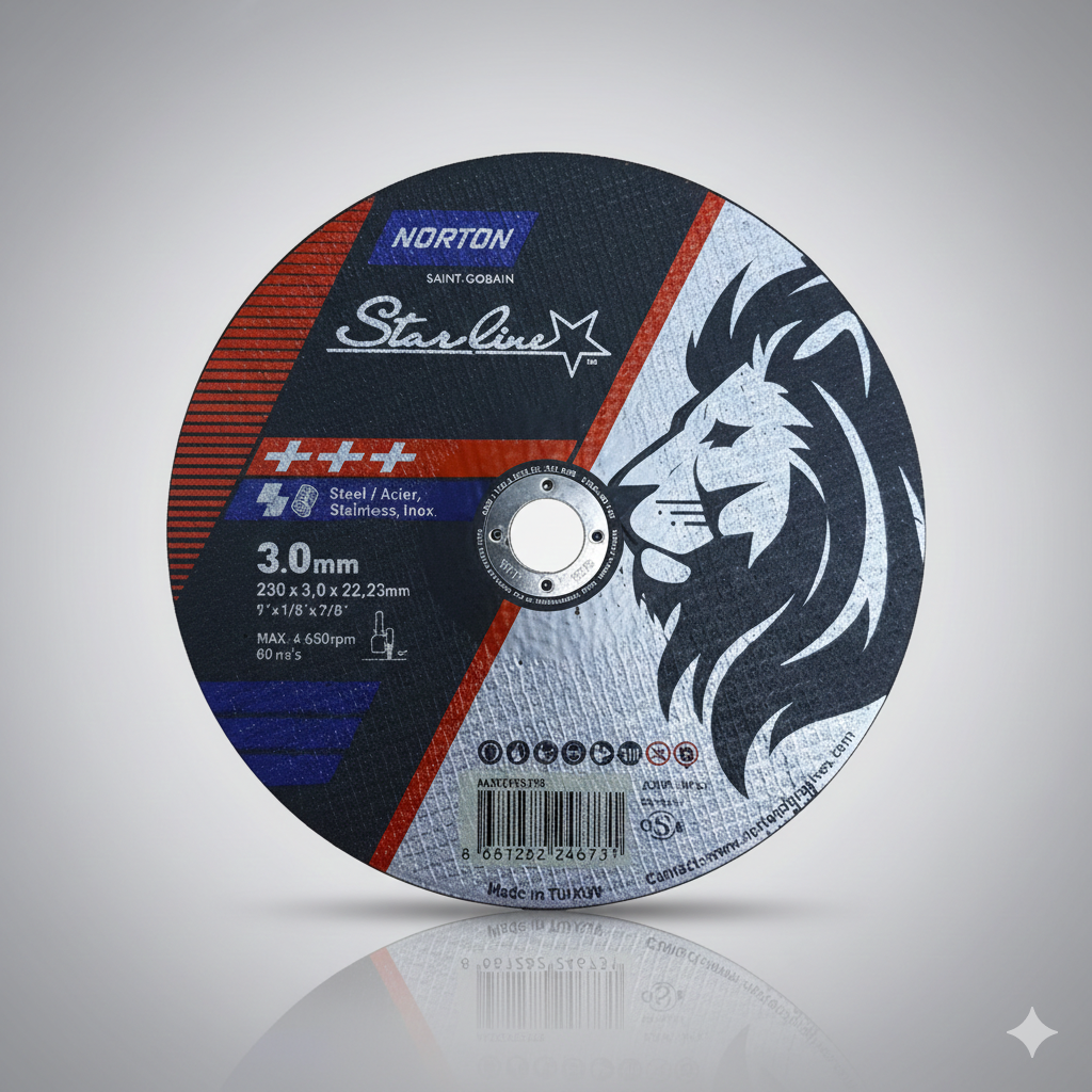 Cutting Disk 9"- NORTON SIMBA saint gobain