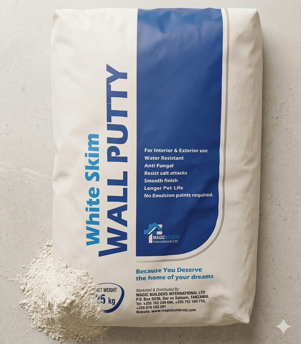 Wall Putty White Skim 25kg KAMAKA