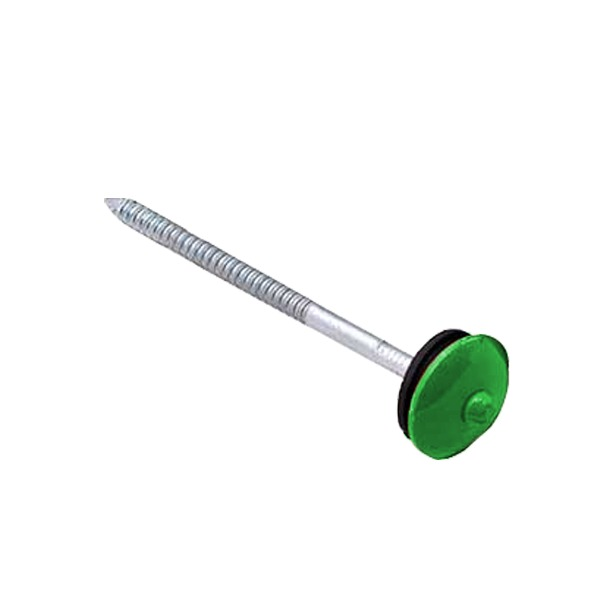 NAIL IT5 -3INCH Roofing Nails Colored Cap Green-SCREW(BM3)  (0.6 kg)