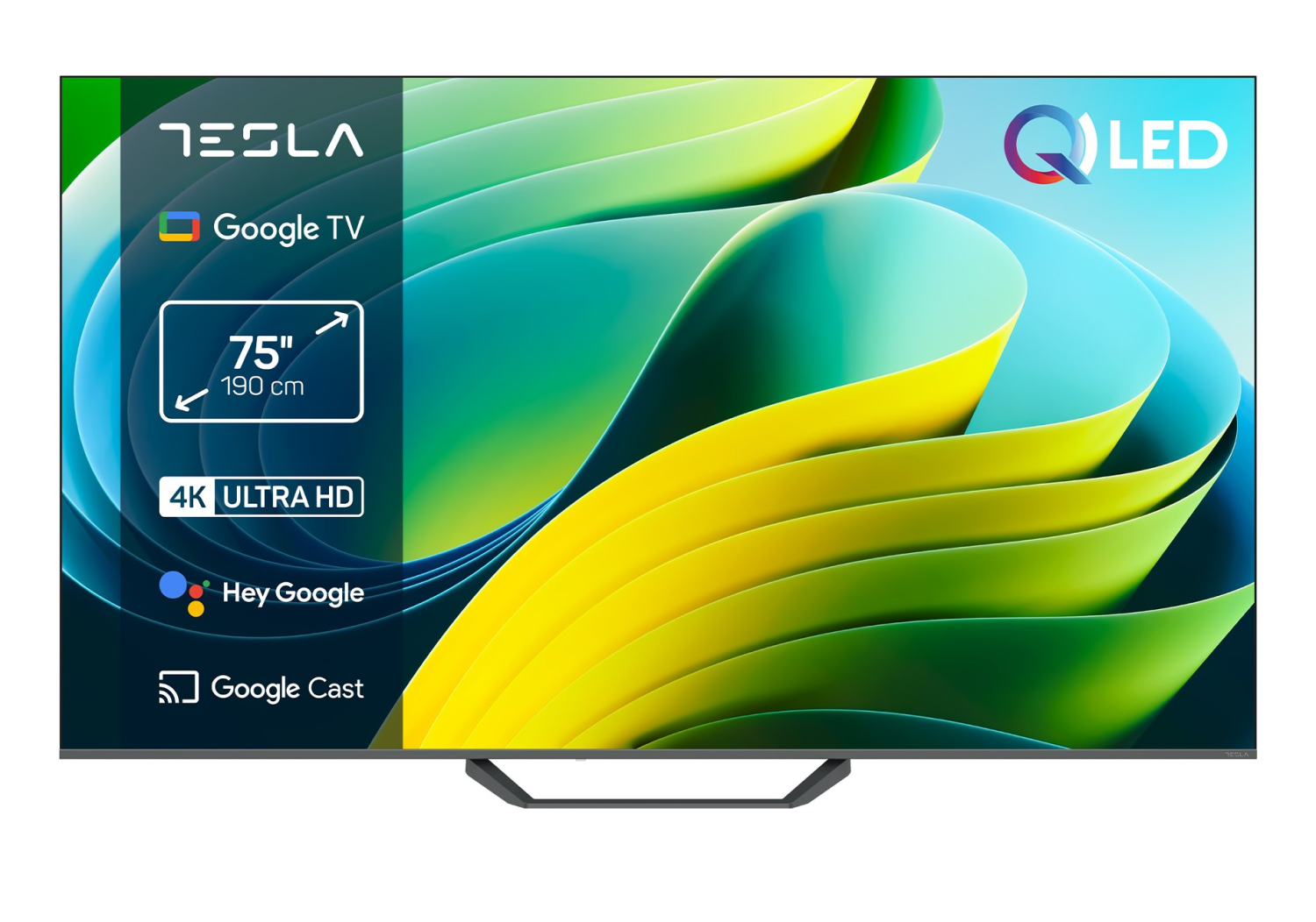 TESLA  QLED TV  75" UHD 4K Google Smart  Q75E655GUS