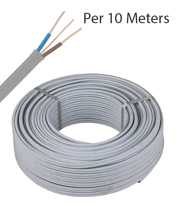 POWER CABLE  6.0mm - Twin MIN-10Mtr Everwell