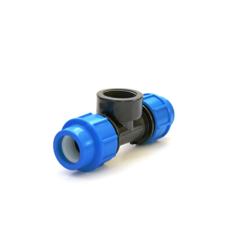 HDPE Tee Connector - 0.75" COUPLING