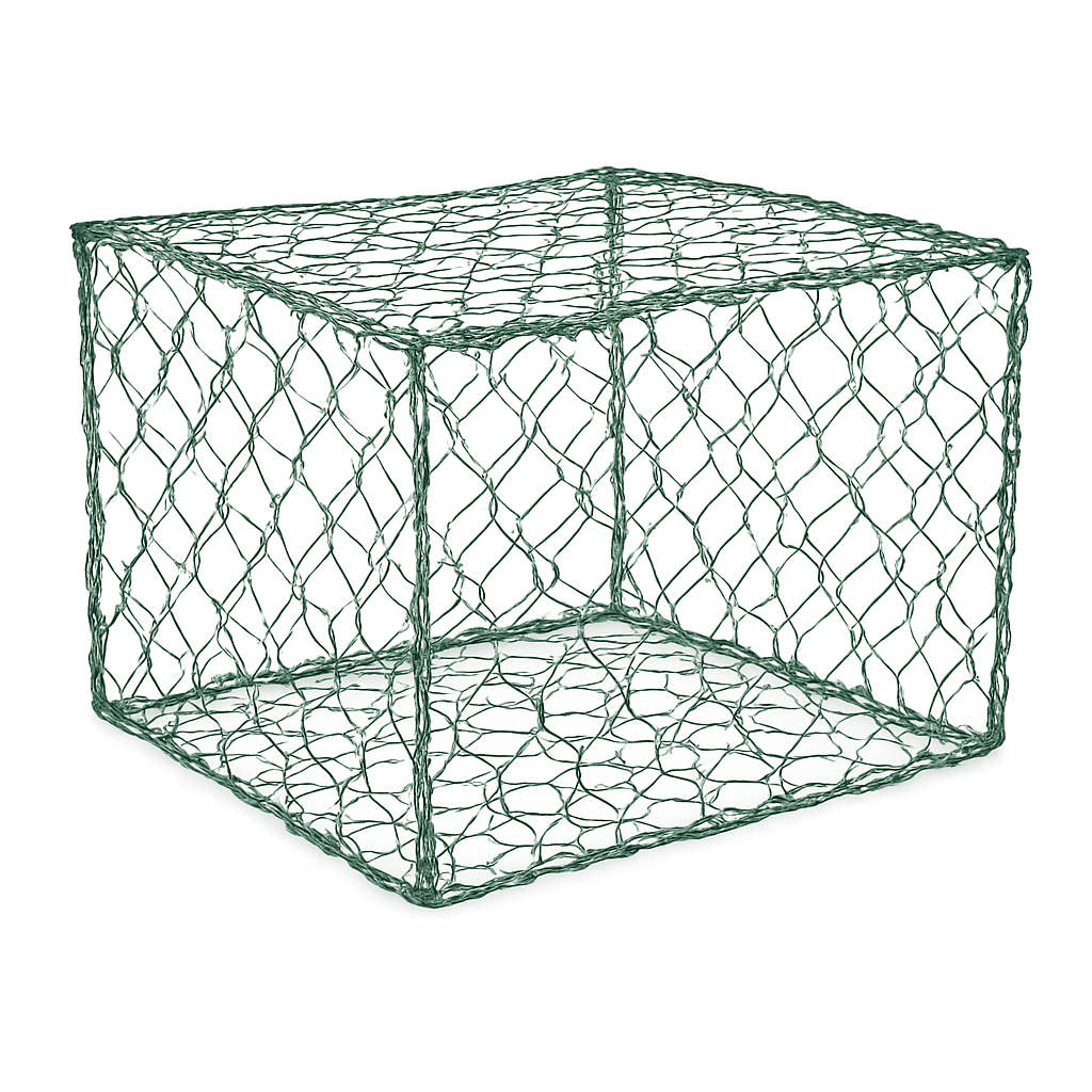 Gabions 2*1*1 (80x60) --12kg 3.0mm*3mm -Plastic Coated