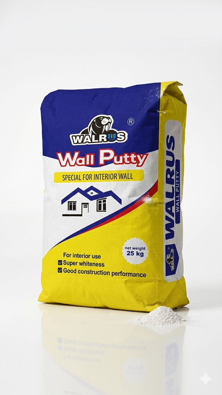 Wall Putty Interior Wall 25 kg WALRUS